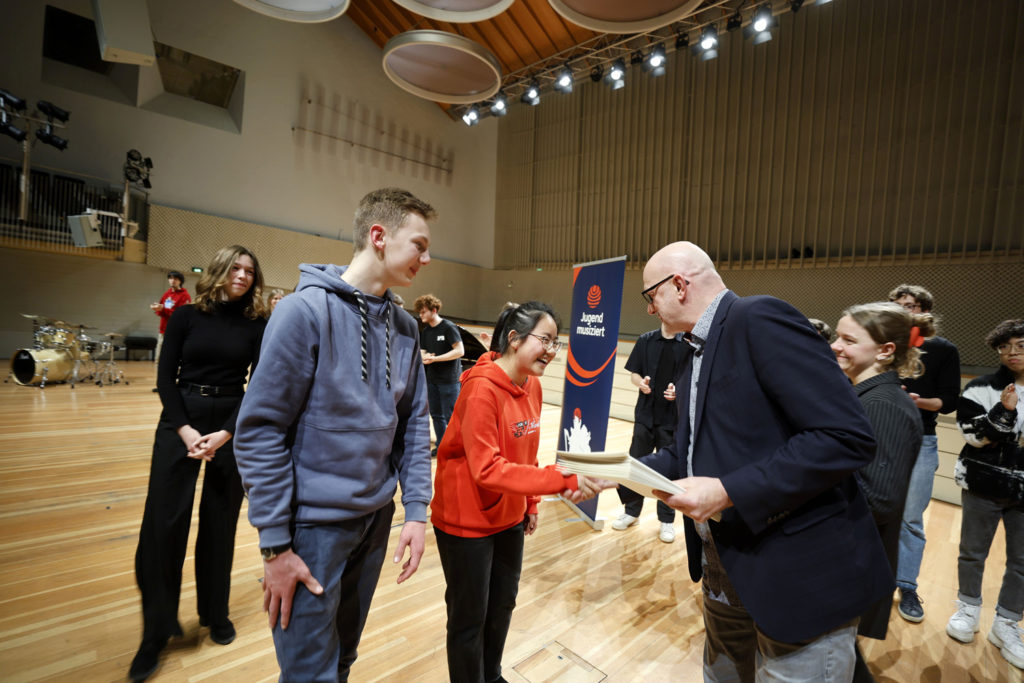 Jugendmusikwettbewerb "Jugend musiziert", an der Universität der Künste, veranstaltet vom Landesmusikrat Berlin, Siegerehrung