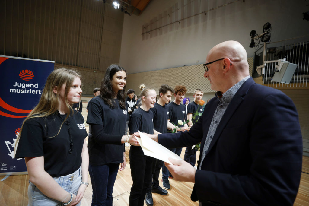 Jugendmusikwettbewerb "Jugend musiziert", an der Universität der Künste, veranstaltet vom Landesmusikrat Berlin, Siegerehrung