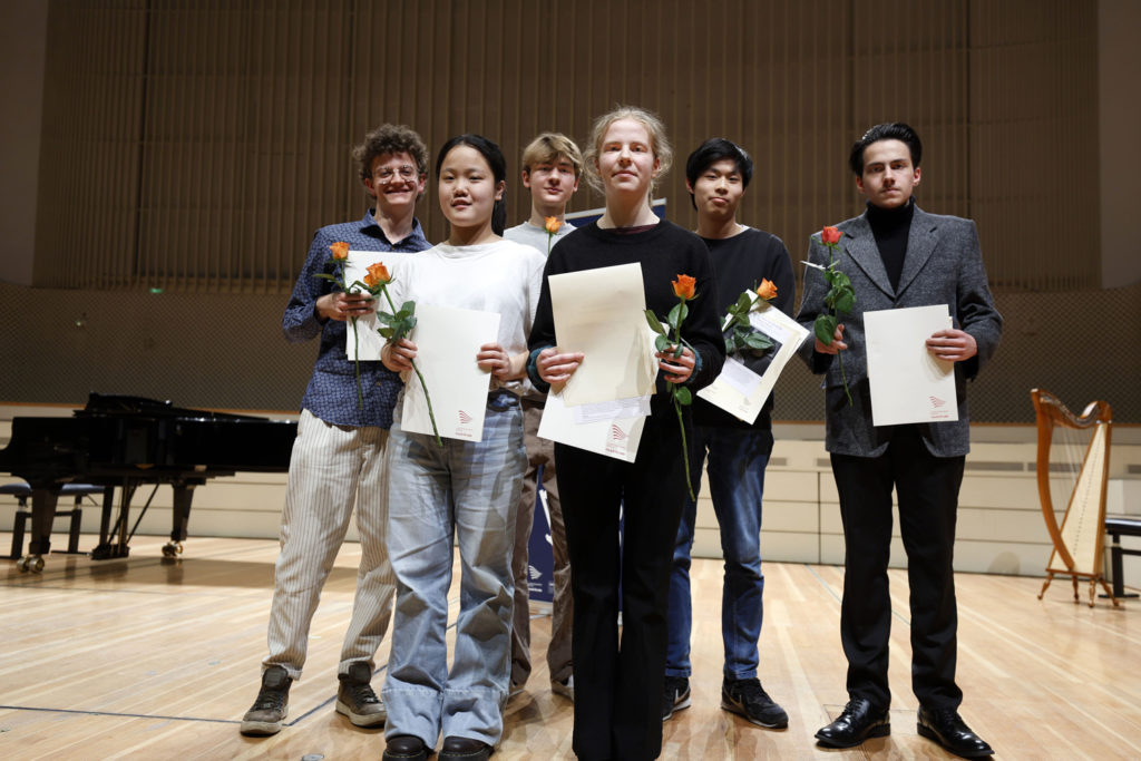 Jugendmusikwettbewerb "Jugend musiziert", an der Universität der Künste, veranstaltet vom Landesmusikrat Berlin, Siegerehrung