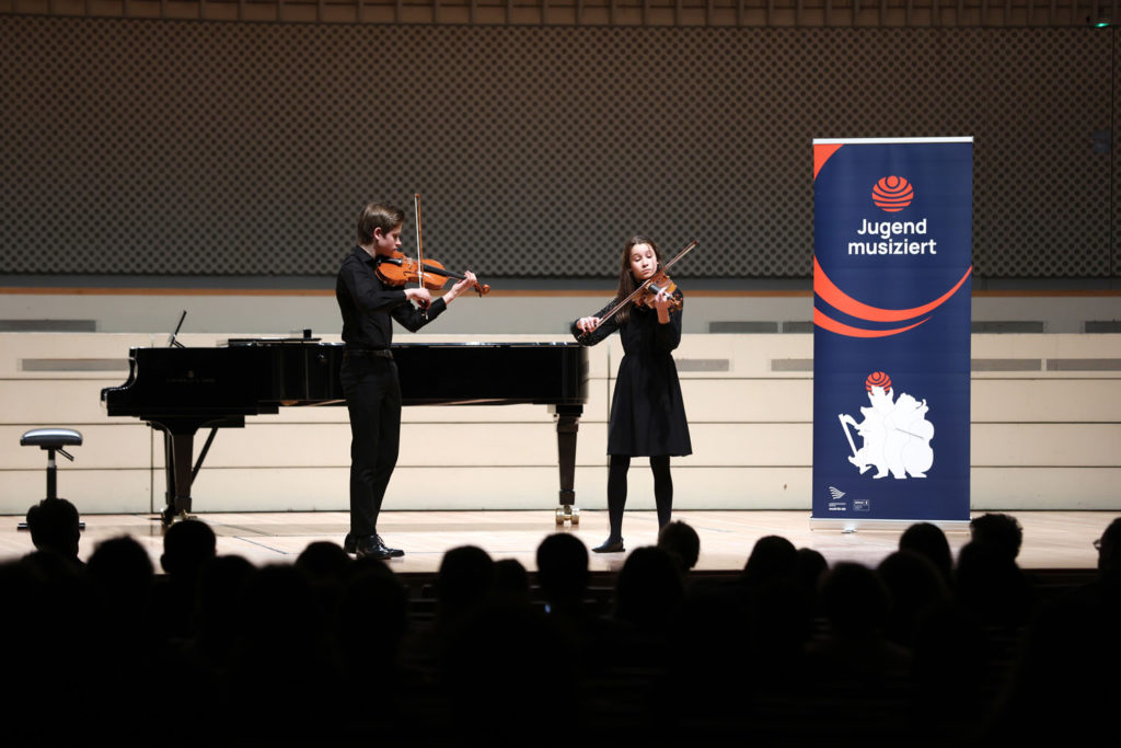 Jugendmusikwettbewerb "Jugend musiziert", an der Universität der Künste, veranstaltet vom Landesmusikrat Berlin, Siegerehrung