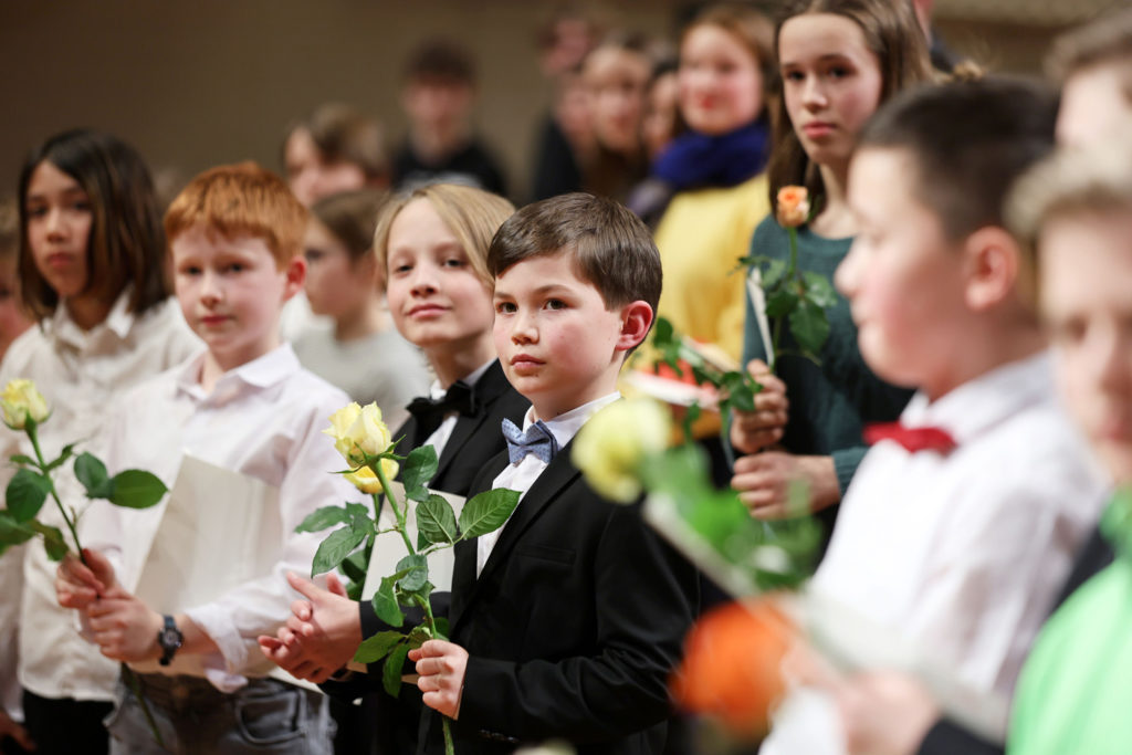 Jugendmusikwettbewerb "Jugend musiziert", an der Universität der Künste, veranstaltet vom Landesmusikrat Berlin, Siegerehrung