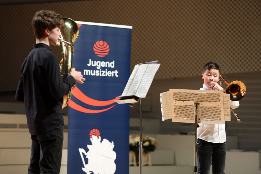 Jugendmusikwettbewerb "Jugend musiziert", an der Universität der Künste, veranstaltet vom Landesmusikrat Berlin, Siegerehrung